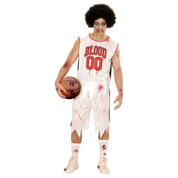 Zombie basketspelare kostym - 2 delar