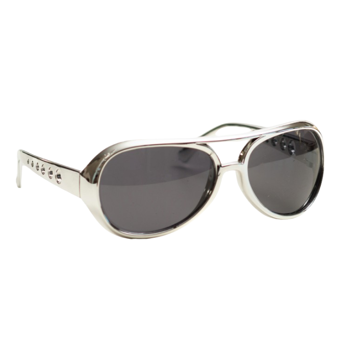 Elvis solglasögon silver