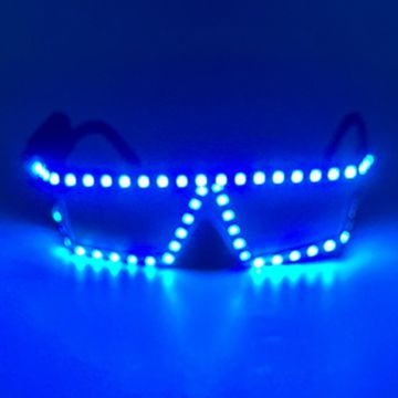 LED-glasögon blå neon 