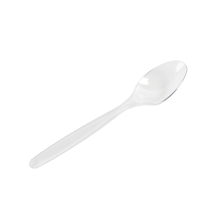 18 cm plastsked 20x transparent