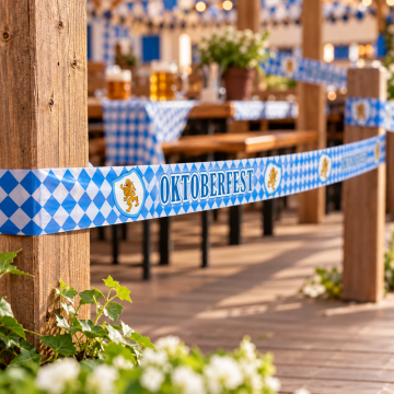 Oktoberfest avspärrningsband 610x8 cm 