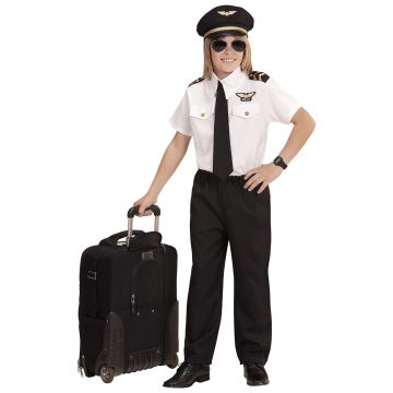 Pilotkostym för pojkar - 4 delar