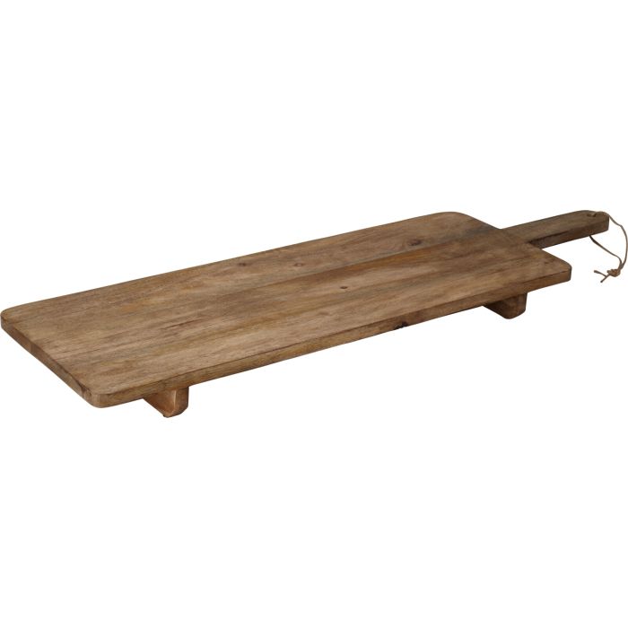 Serveringsbräde i mangoträ på 2 ben ca. 100 cm