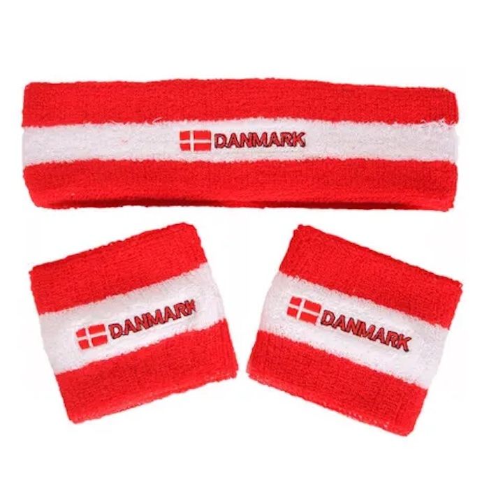 Svettbandset Röd och vit Danmark