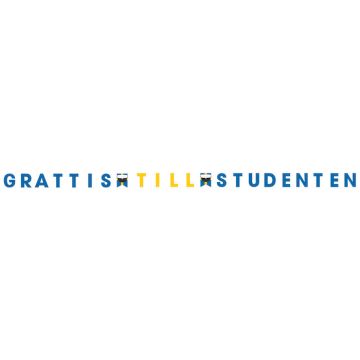 Studentbanderoll "Grattis till studenten" - 284 x 12 cm