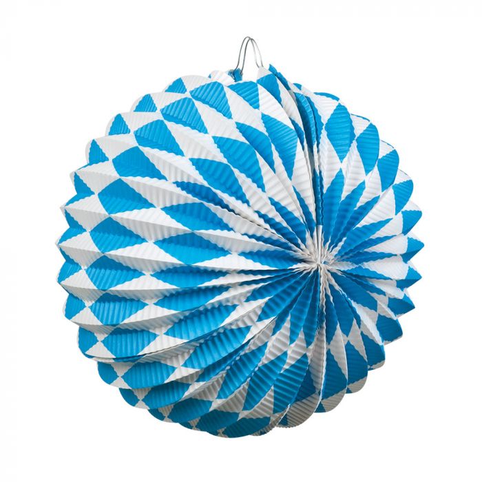 Oktoberfest rund papperslykta - 25 cm