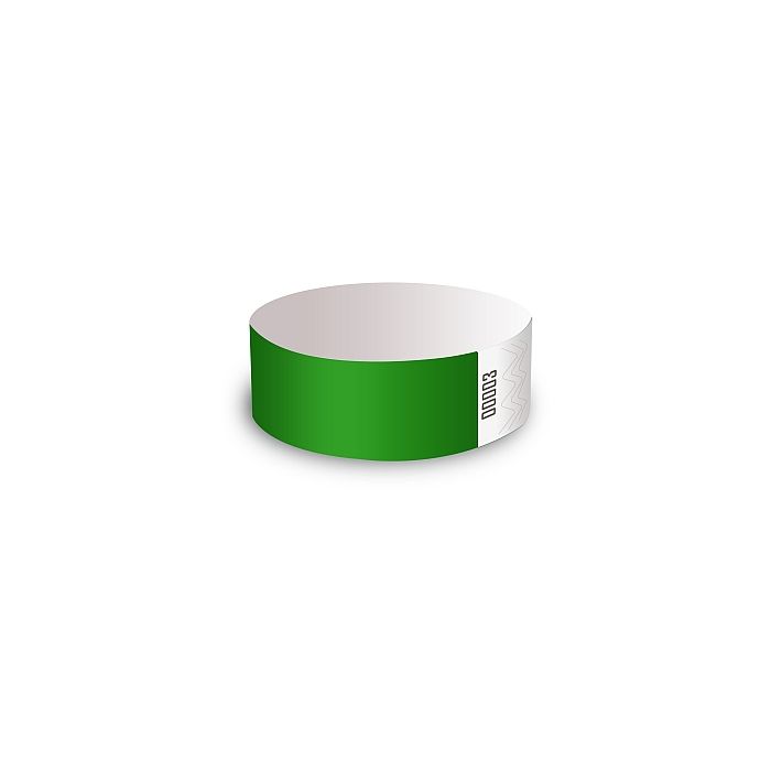 100x accessoarmband utan tryck - Grön