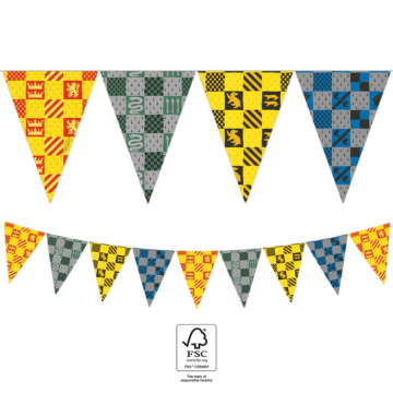 Harry Potter® flaggirland papper - 2,3 meter