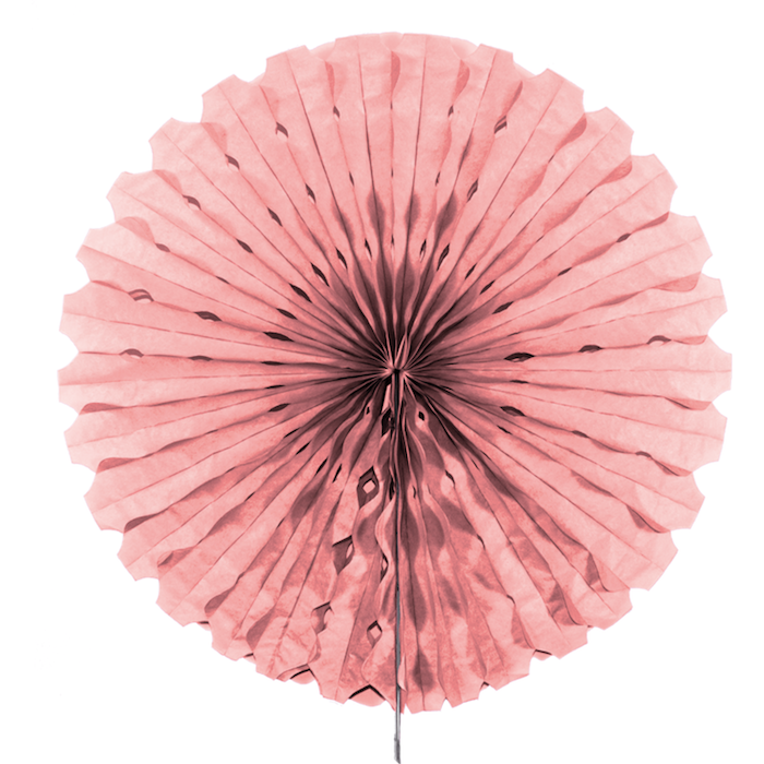 Rosa honeycomb-vifta - 45 cm