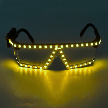 LED glasögon gul neon