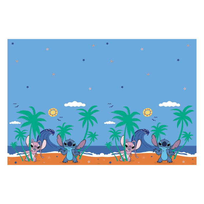 Stitch® och Angel plastduk - 120x180 cm