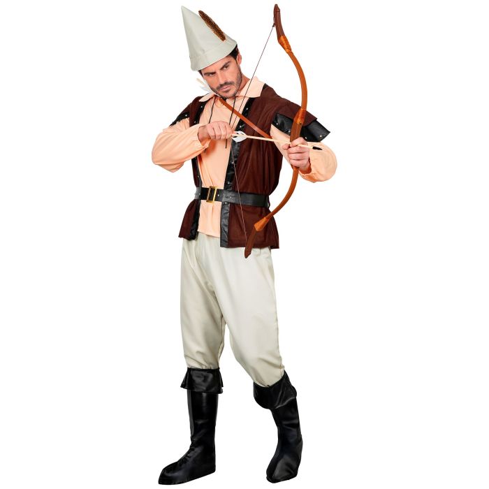 Robin Hood kostym med väst för herrar