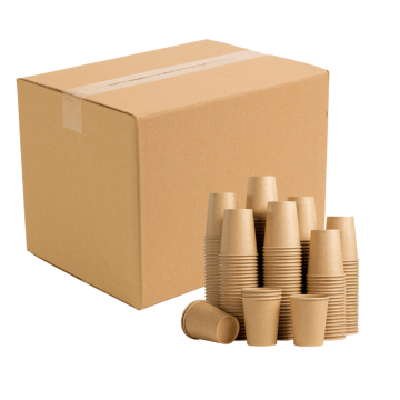 270 ml kaffekopp 1000x engångspapperskoppar