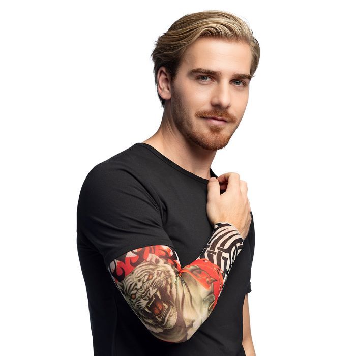 Tiger tatueringsärm i nylon - onesize