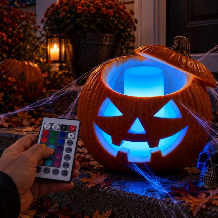 Pumpa LED-ljus 15 cm