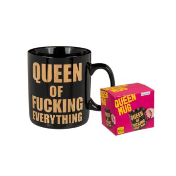 Kopp queen of fucking everything 13x10 cm