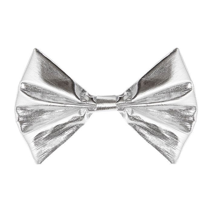 Metallisk silverfärgad fluga