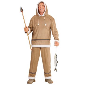 Eskimo kostym för män med anorak