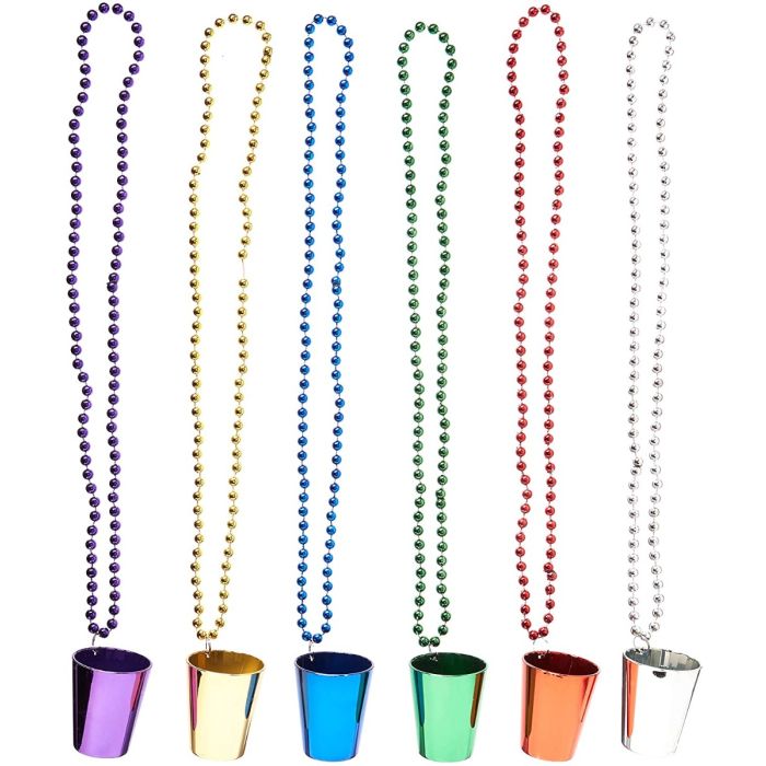 Halsband shotglas look 6x