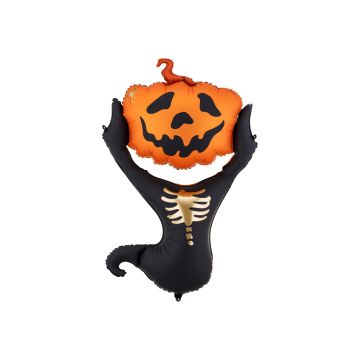 Folieballong pumpa spöke 60x100 cm