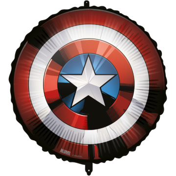 Captain America sköld folieballong 46 cm 