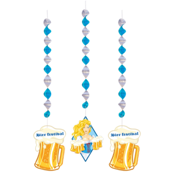 Hängande oktoberfest dekoration 3x