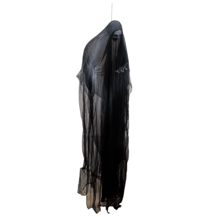 Mannen med skärpan halloween, lysande ögon - 185 cm