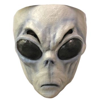 Grå alienmask