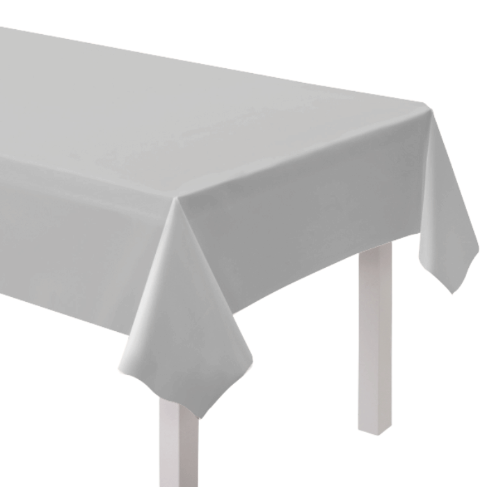 Silver pappersduk - 120x180 cm