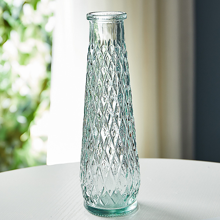 Vas diamant glas - 22 cm
