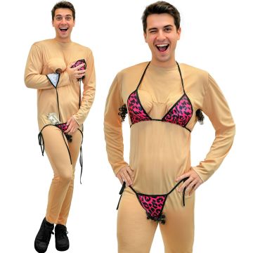 Roligt stripperkostym för svensexa
