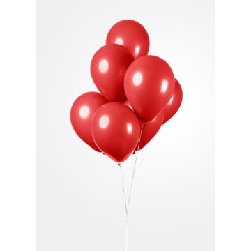 Röda Ballonger 100x - 30 cm