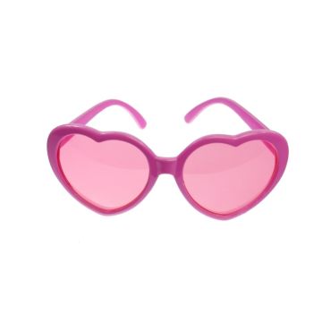 Hjärtglasögon Pink