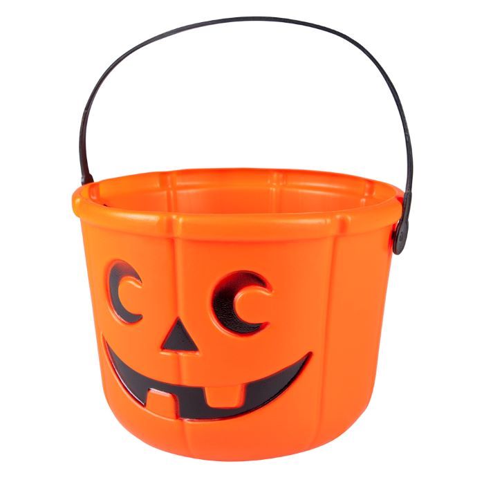 Glad halloween pumpa-burk - 14x18 cm