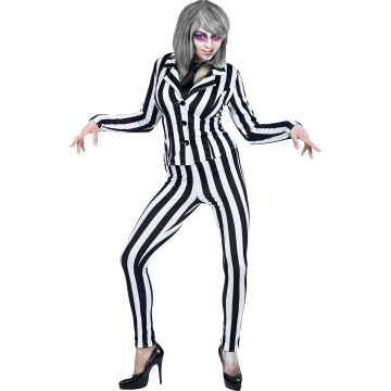 Galet spökhalloweenkostym för damer