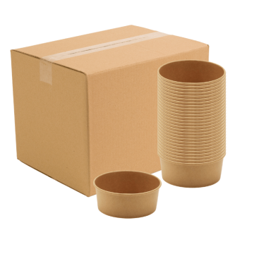 750 ml skål 300x engångspapper skål