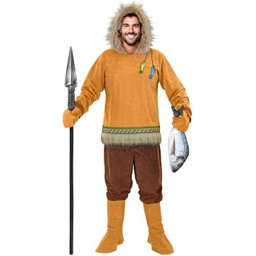 Eskimo kostym för herrar - 4 delar