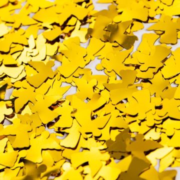 Guld färgad ängel bords konfetti - 14 g