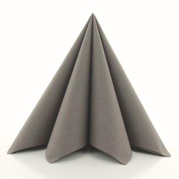 Luksusservetter gråbrun 12x - 40x40 cm
