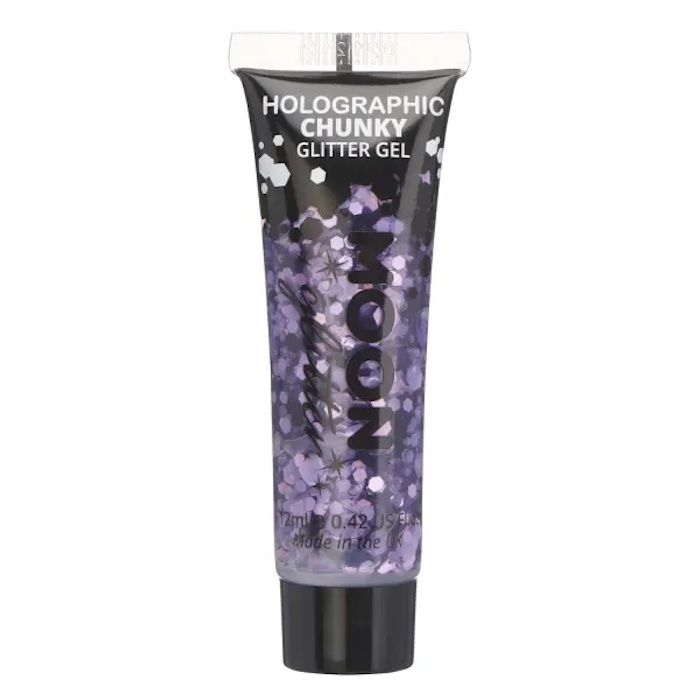 Holografisk Chunky Glitter Gel Lila 12 ml Moon Creations