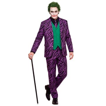 Skrämmande clownkostym för herrar