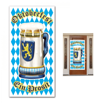 Oktoberfest dörrdekoration - 76x152 cm