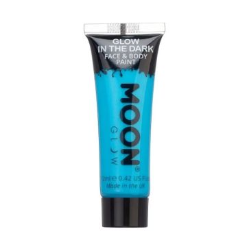 Självlysande Ansikts Och Kropvmålning Blå 12 ml Moon Creations