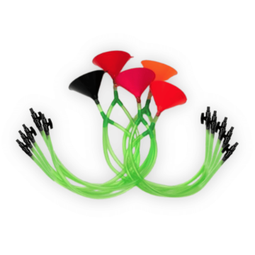 Dubbla ölbong tratt