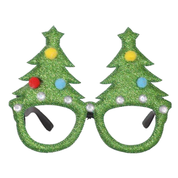 Julglasögon med Julgran