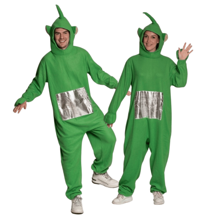 Grön teletubbie kostym - unisex
