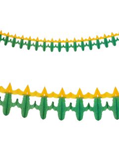 Mexikansk kaktus med sombrero girlang - 3 meter