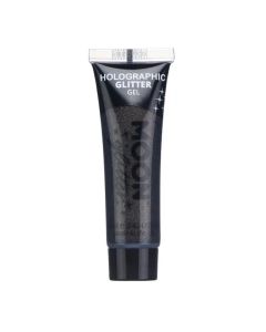 Holografisk Glitter Gel Svart - 12 ml