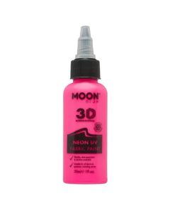 Neon UV Textilfärg Rosa - 30 ml