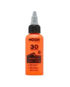 Neon UV Textilfärg Orange - 30 ml